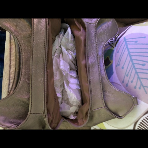 Reflection gold leather handbag - Picture 5 of 5